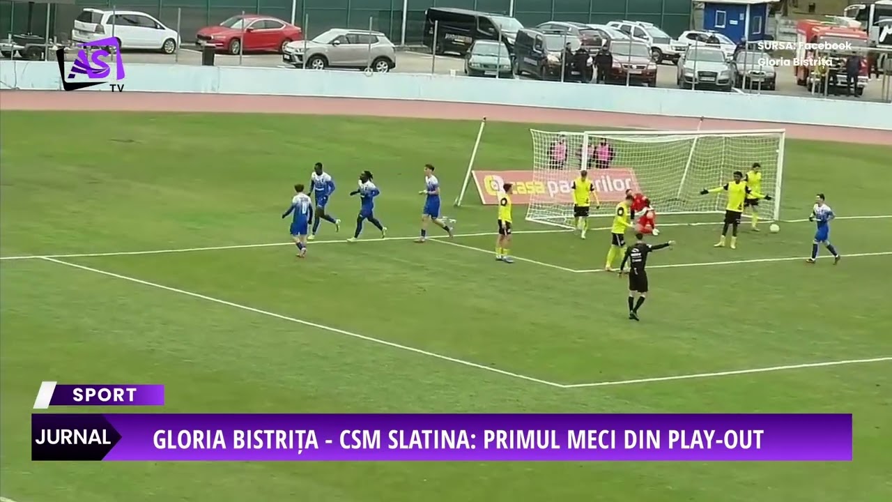 Gloria Bistrița - CSM Slatina: primul meci din play-out