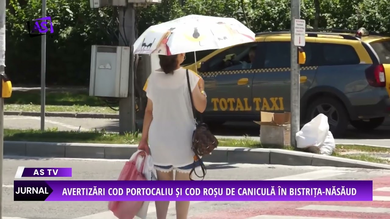 Avertizări cod portocaliu și cod roșu de caniculă în Bistrița-Năsăud