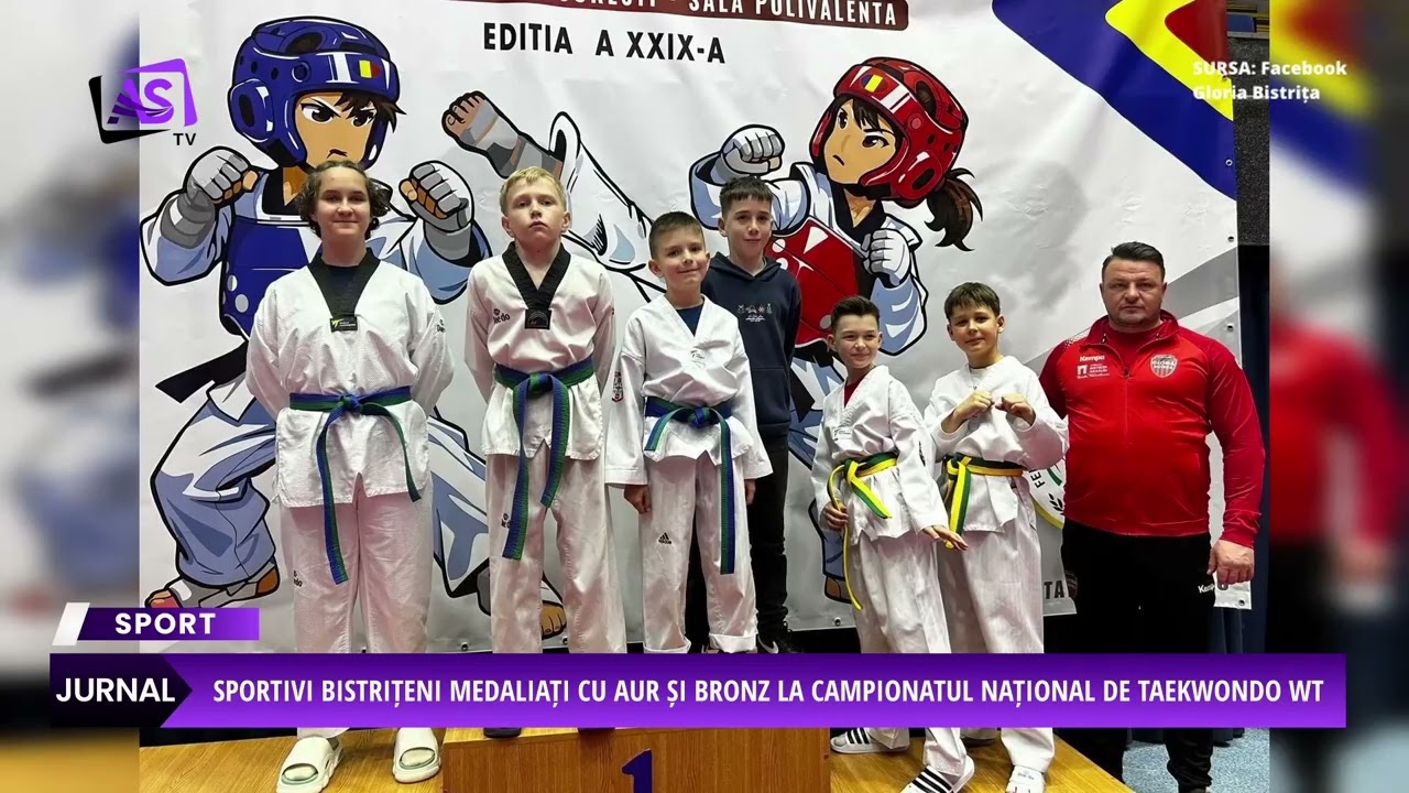Sportivi bistrițeni medaliați cu aur și bronz la Campionatul Național de Taekwondo WT