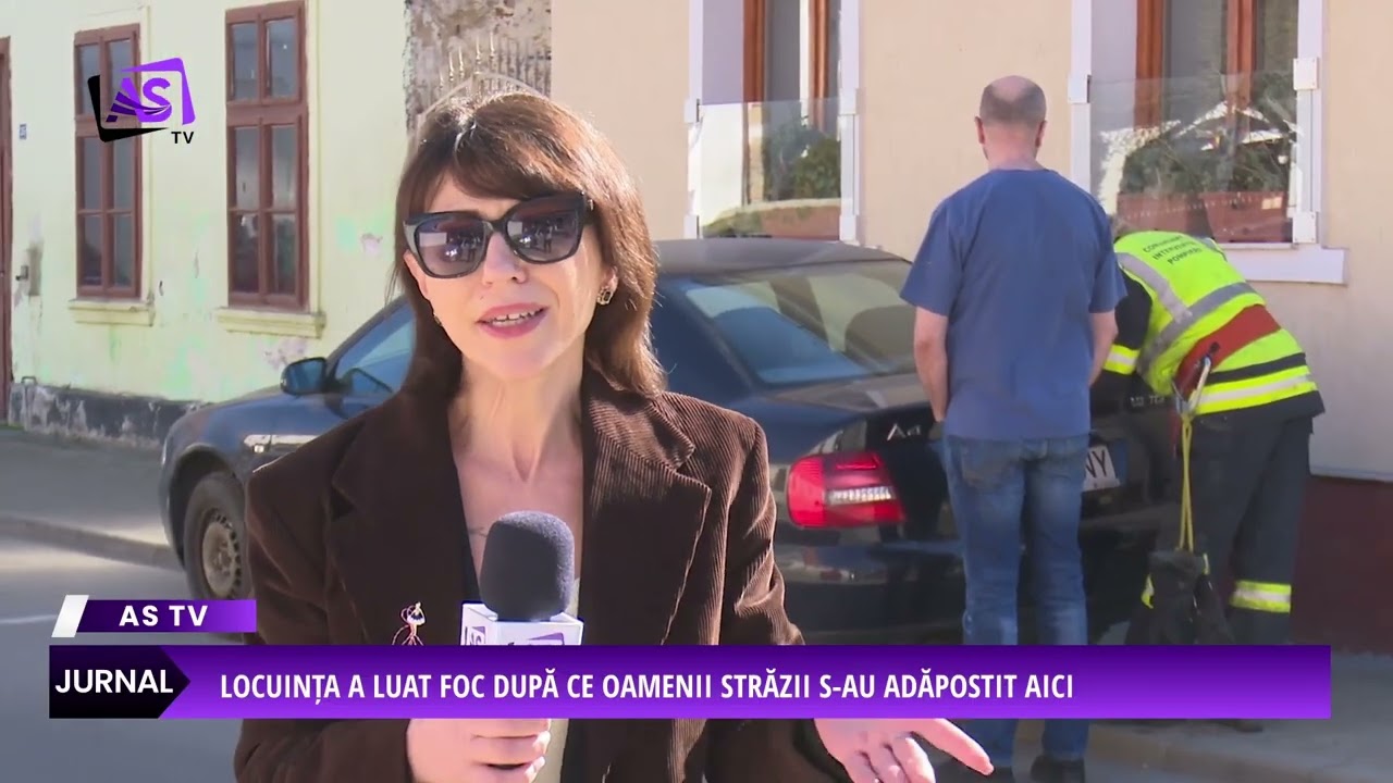 Incendiu la o casă abandonată de pe Strada Nicolae Titulescu din Bistrița!