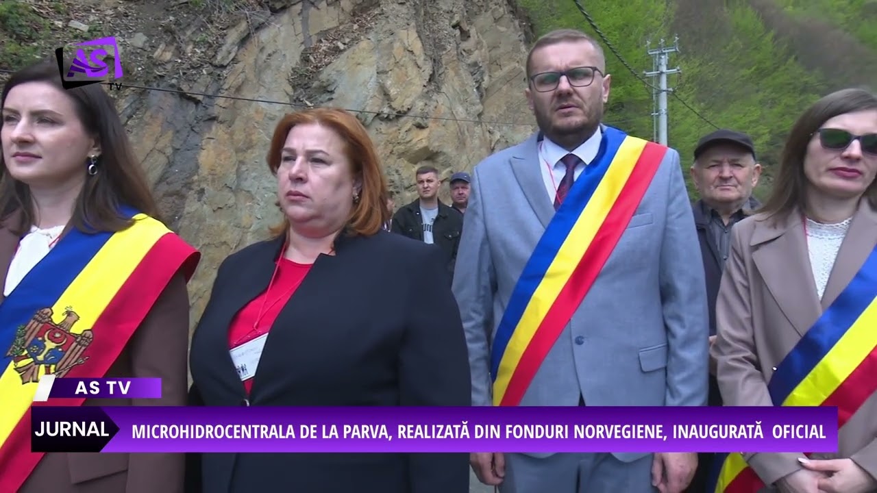 Microhidrocentrala de la Parva, realizată din fonduri norvegiene, inaugurată  oficial