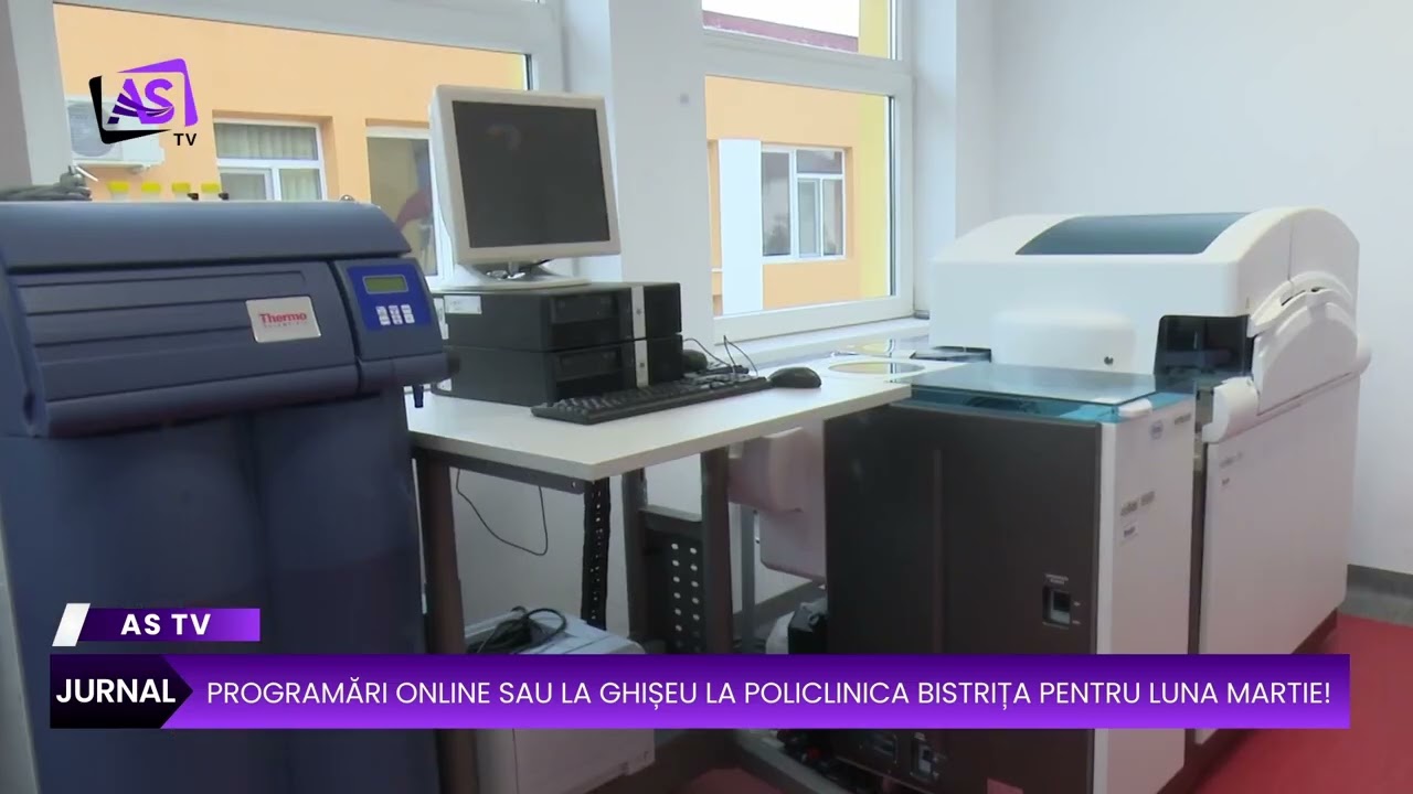 Programări online sau la ghișeu la Policlinica Bistrița pentru luna martie!