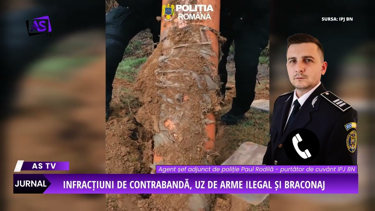 Infracțiuni de contrabandă, uz de arme ilegal și braconaj
