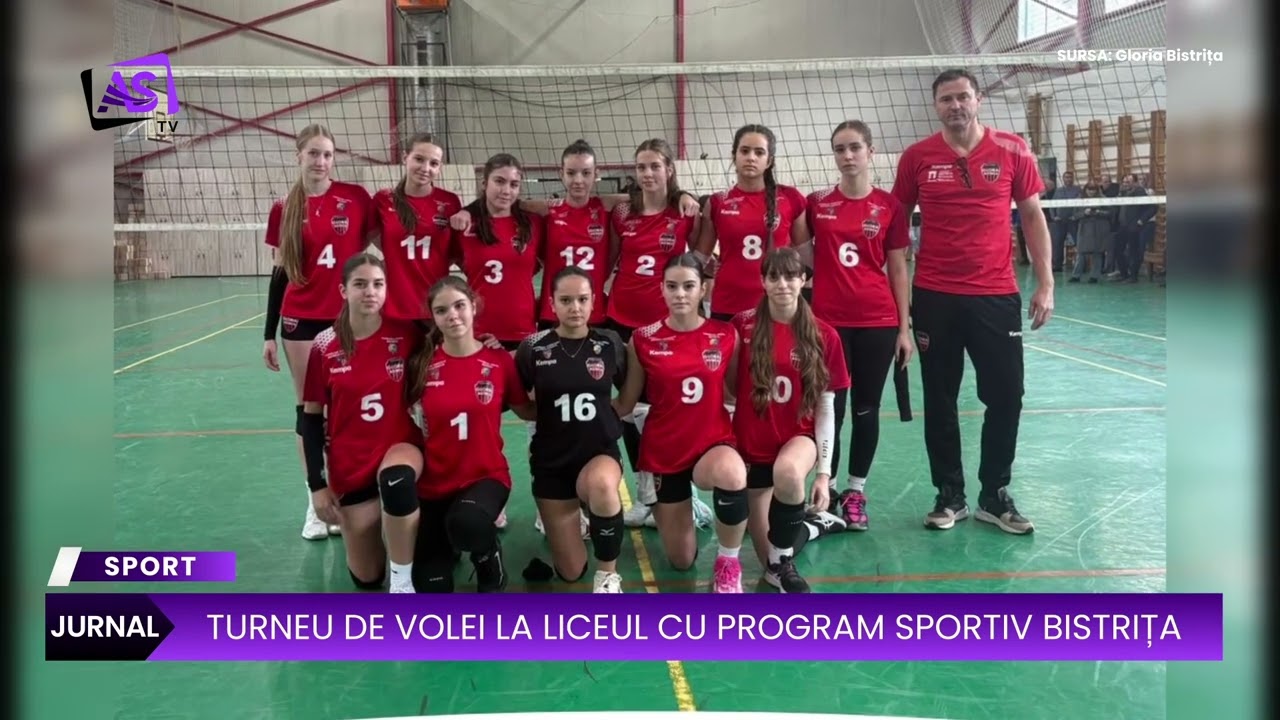Turneu de volei la Liceul cu Program Sportiv Bistrița