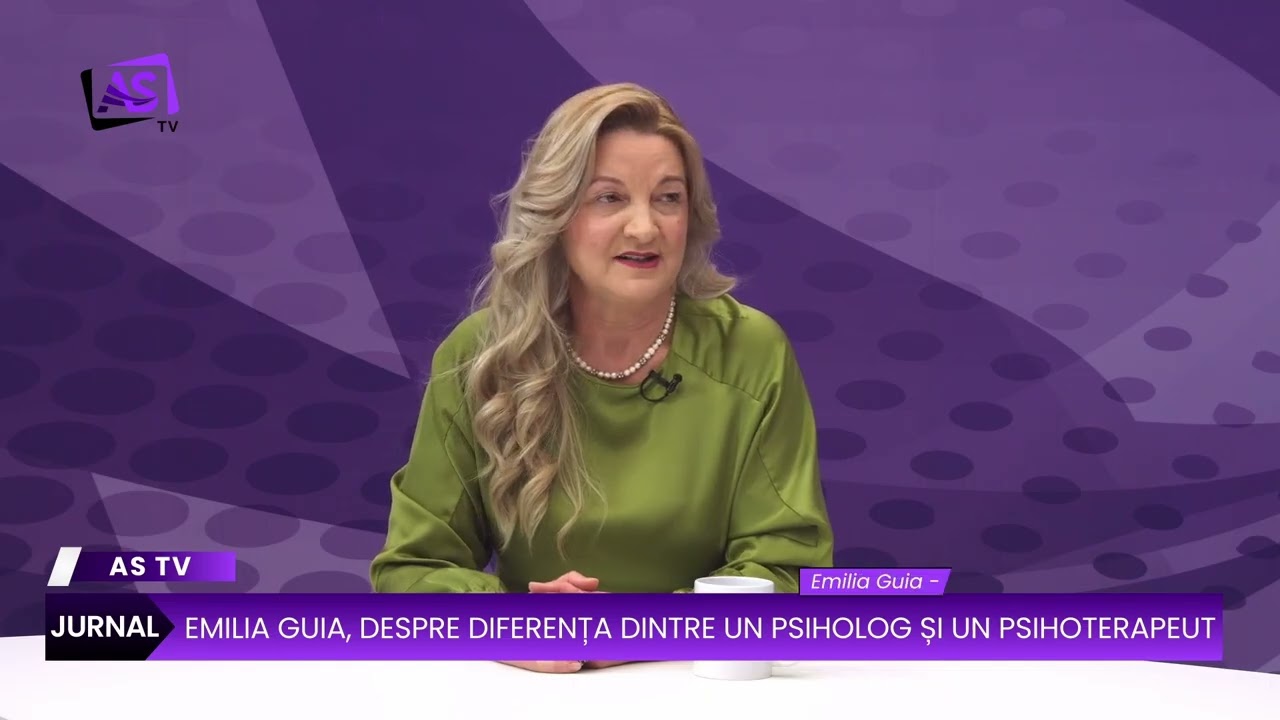 Emilia Guia: „Ca să fii un psihoterapeut este nevoie de o supraspecializare”