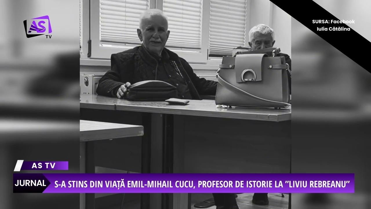 S-a stins din viață Emil-Mihail Cucu, profesor de istorie la ”Liviu Rebreanu”
