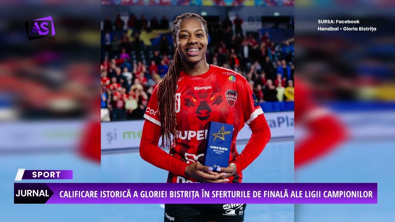 Calificare istorică a Gloriei Bistrița în sferturile de finală ale Ligii Campionilor