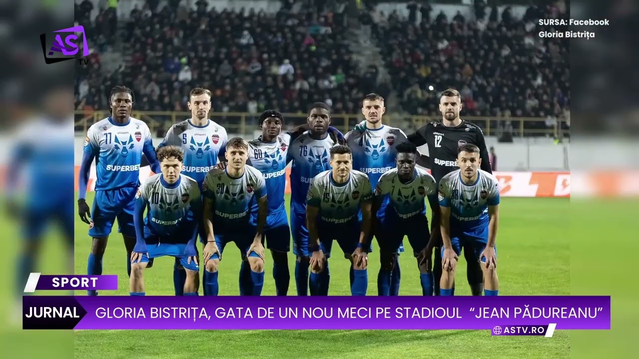 Gloria Bistrița, gata de un nou meci pe stadioul  “Jean Pădureanu”