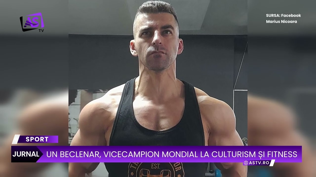 Un beclenar, vicecampion mondial la Culturism și Fitness