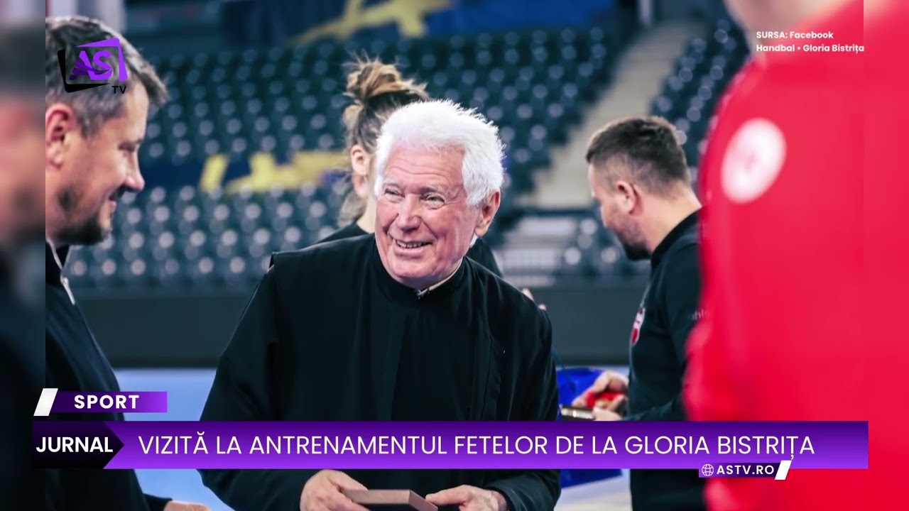 Vizită la antrenamentul fetelor de la Gloria Bistrița