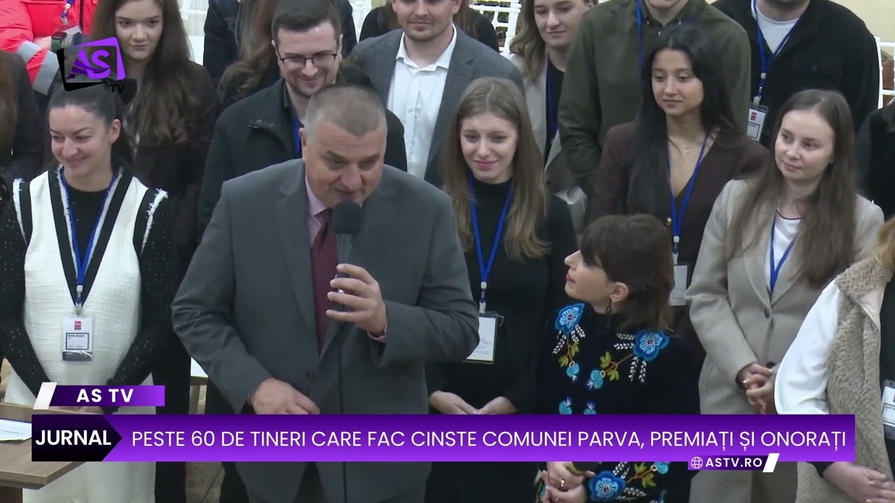 Peste 60 de tineri care fac cinste comunei Parva, premiați și onorați