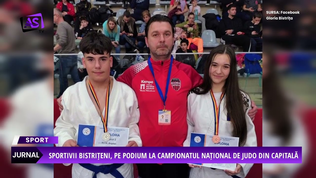 Sportivii bistrițeni, pe podium la Campionatul Național de Judo din Capitală