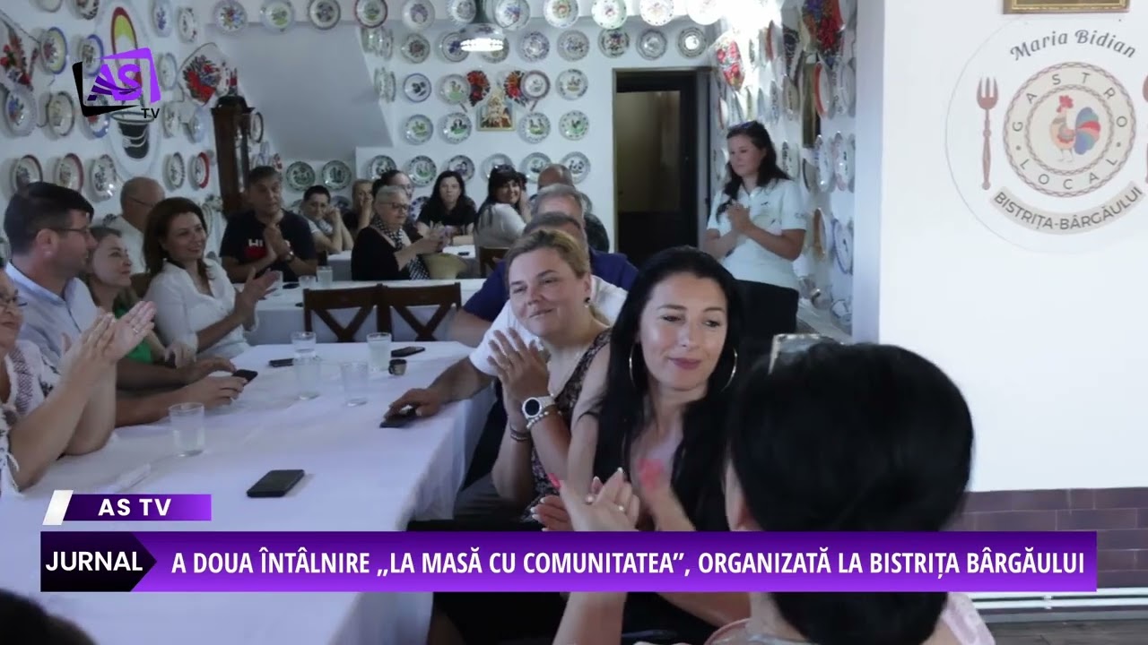 A doua întâlnire „La Masă cu Comunitatea”, organizată la Bistrița Bârgăului
