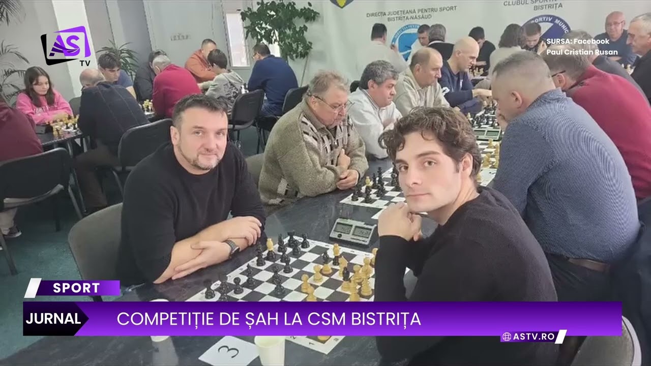 Competiție de șah la CSM Bistrița