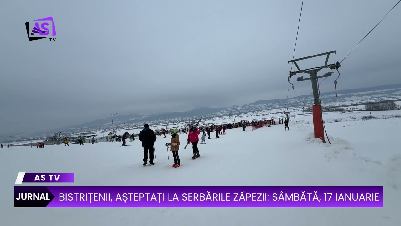 Bistrițenii, așteptați la Serbările Zăpezii: sâmbătă, 17 ianuarie