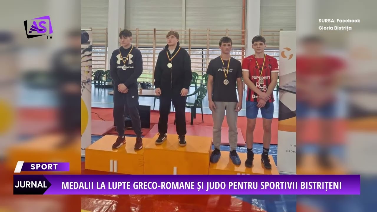 Medalii la lupte greco-romane și judo pentru sportivii bistrițeni