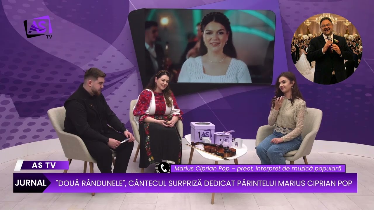 "Două rândunele", piesa surpriză pentru părintele Marius Ciprian Pop