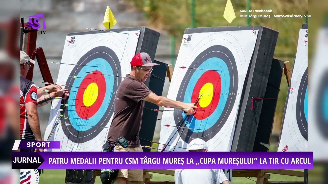 Patru medalii pentru CSM Târgu Mureș la „Cupa Mureșului” la Tir cu Arcul