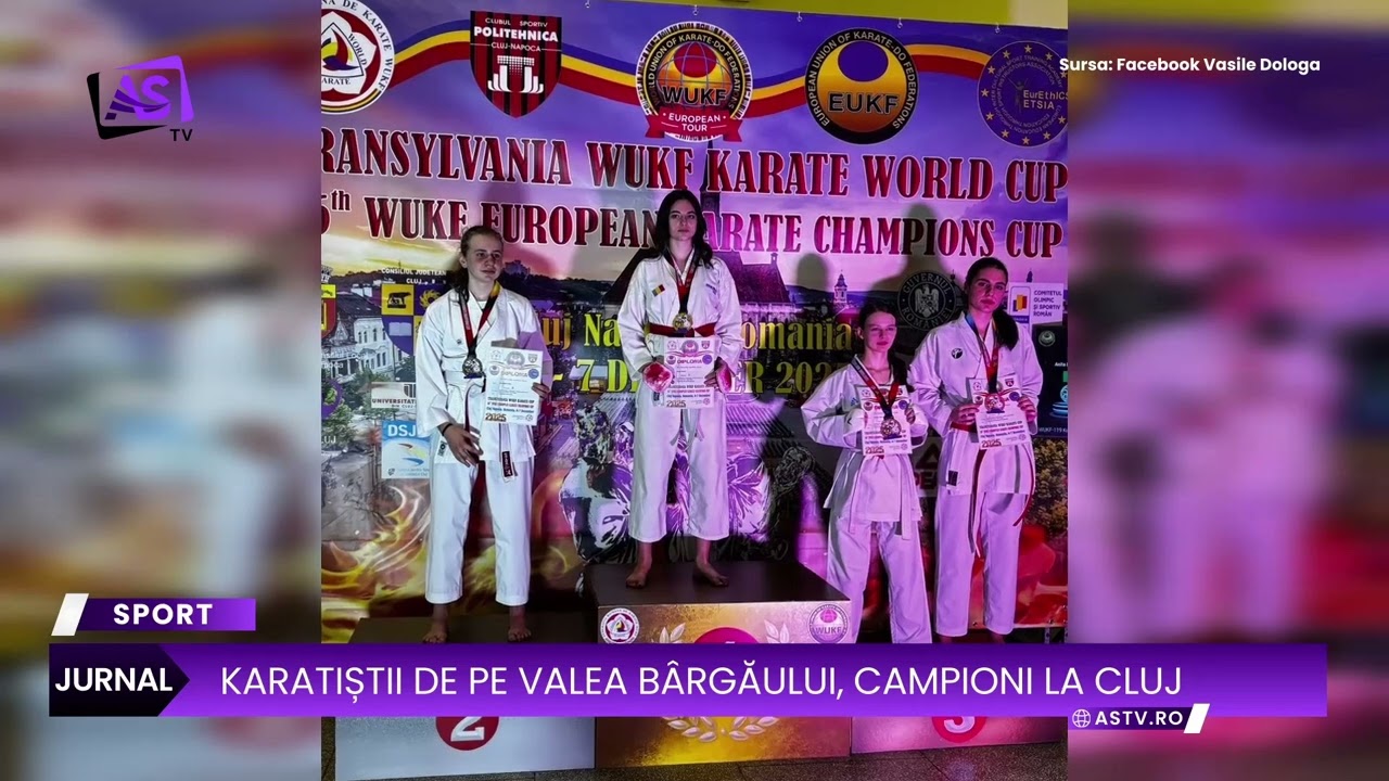 Karatiștii de pe Valea Bârgăului, campioni la Cluj