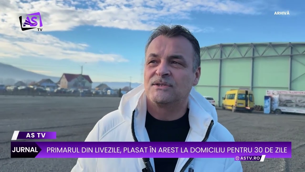 Primarul din Livezile, plasat în arest la domiciliu pentru 30 de zile