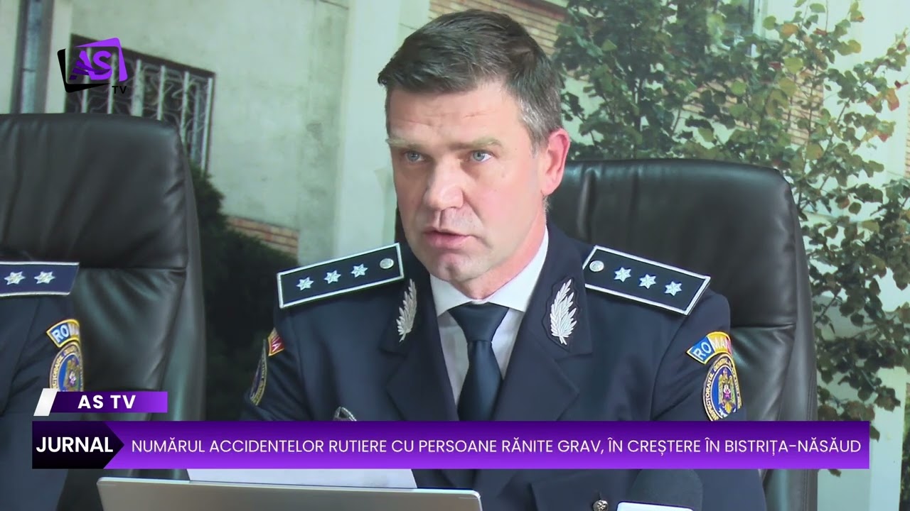 Numărul accidentelor rutiere cu persoane rănite grav, în creștere în Bistrița-Năsăud