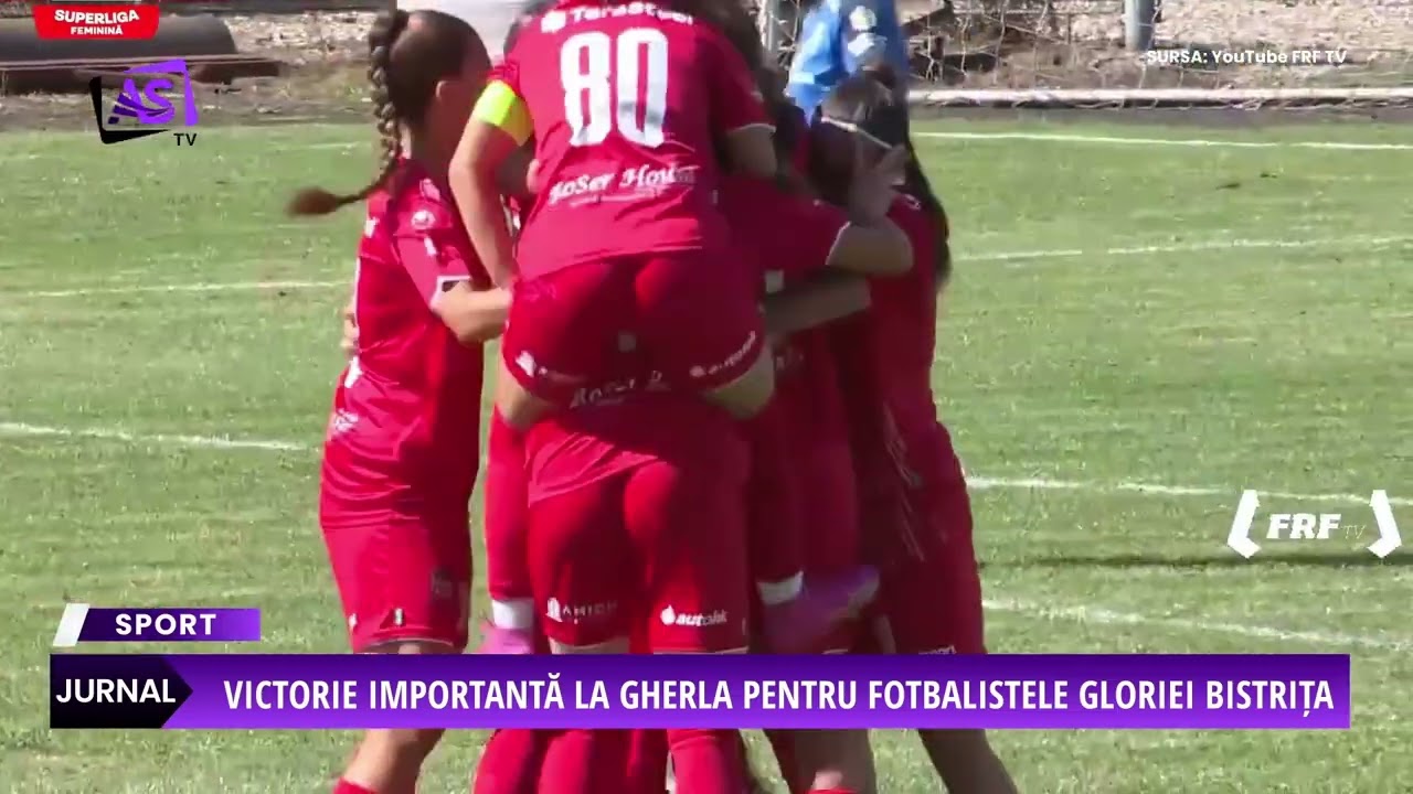 Victorie importantă la Gherla pentru fotbalistele Gloriei Bistrița