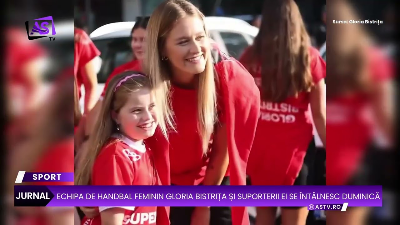 Echipa de handbal feminin Gloria Bistrița și suporterii ei se întâlnesc duminică
