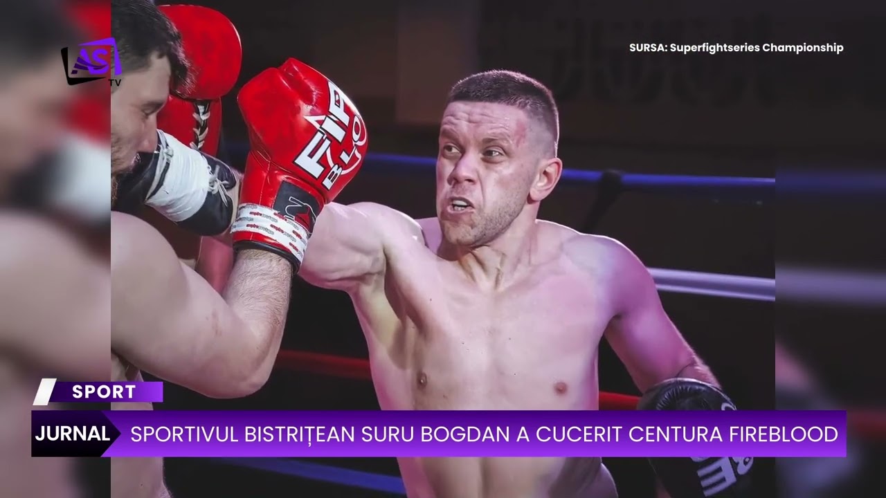 Sportivul bistrițean Suru Bogdan a cucerit centura FIREBLOOD