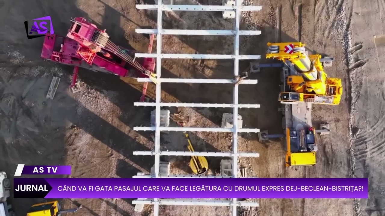 Când va fi gata pasajul care va face legătura cu drumul expres Dej-Beclean-Bistrița?!