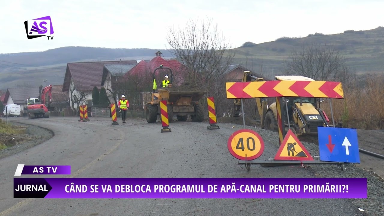Când se va debloca programul de apă-canal pentru primării?!