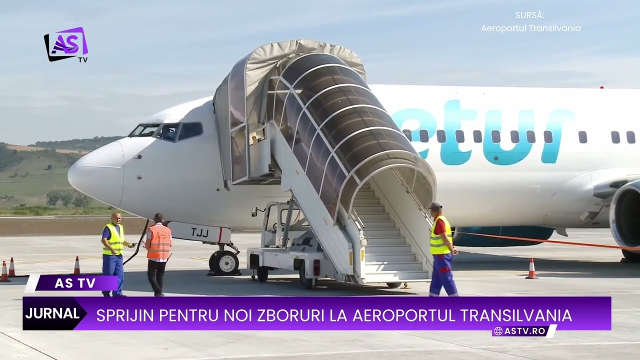 Sprijin pentru noi zboruri la Aeroportul Transilvania