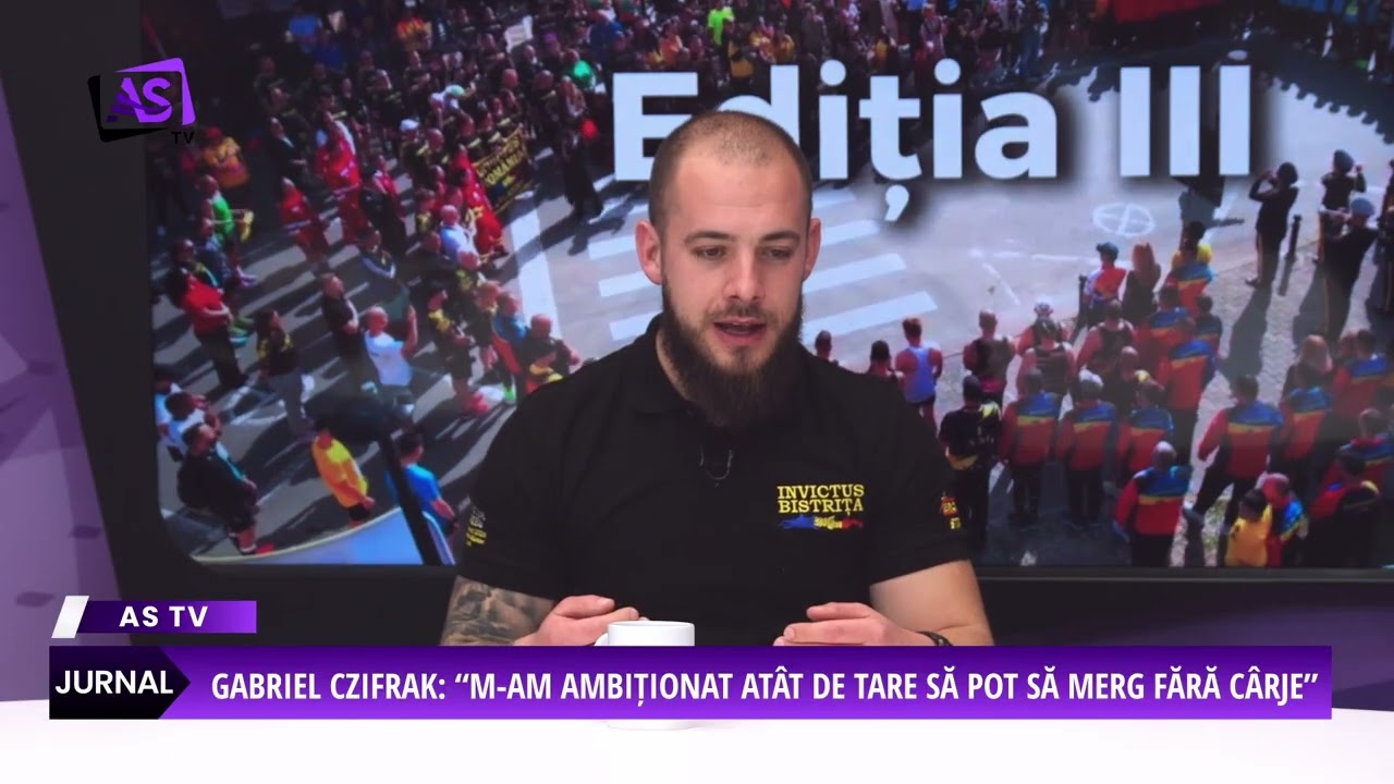 Gabriel Czifrak: “M-am ambiționat atât de tare să pot să merg fără cârje”