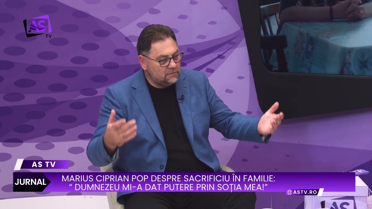 Marius Ciprian Pop despre sacrificiu în familie: “ Dumnezeu mi-a dat putere prin soția mea!”