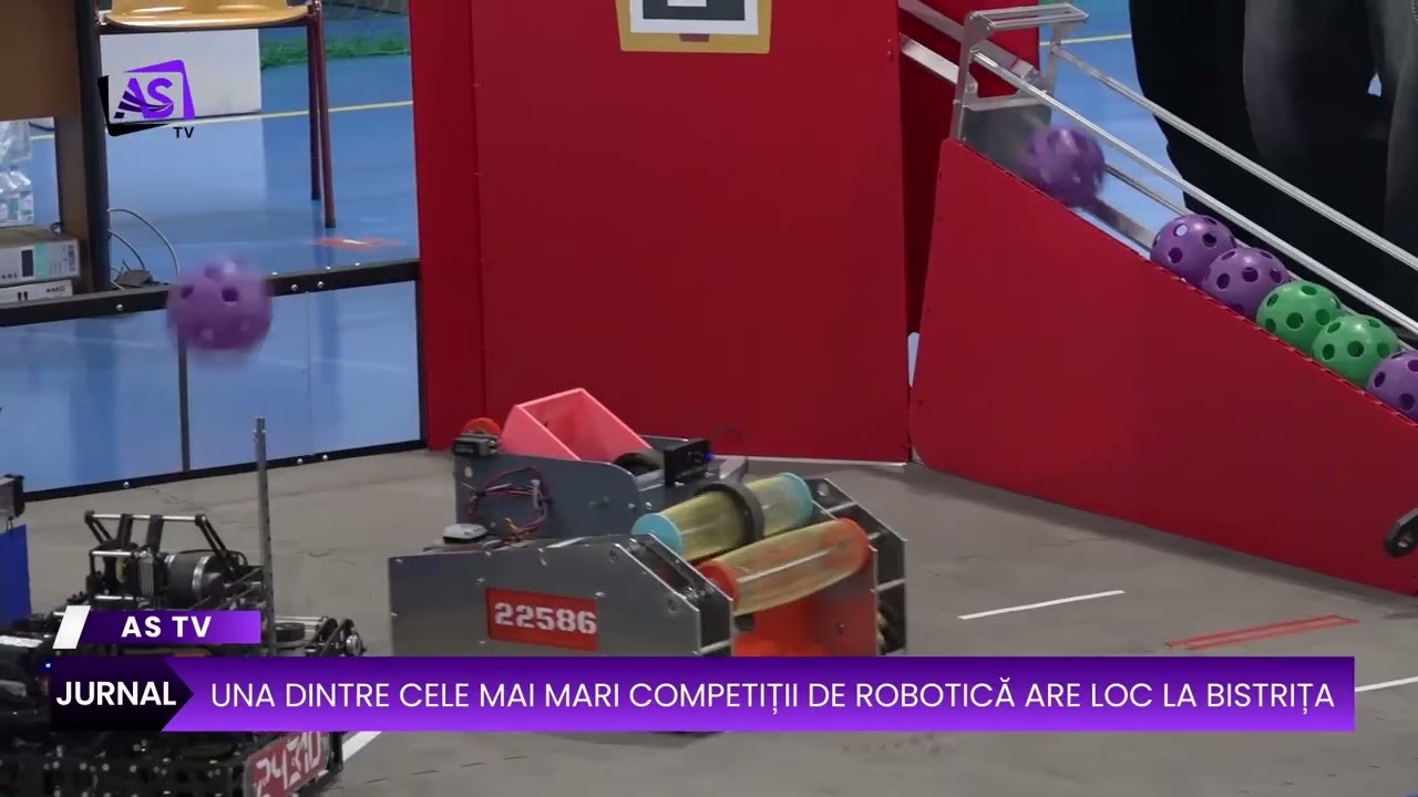 Una dintre cele mai mari competiții de robotică are loc la Bistrița
