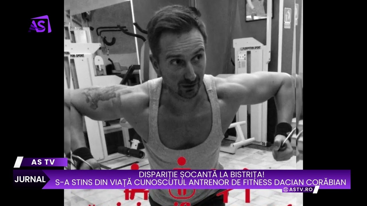 Dispariție șocantă la Bistrița! S-a stins din viață cunoscutul antrenor de fitness Dacian Corabian