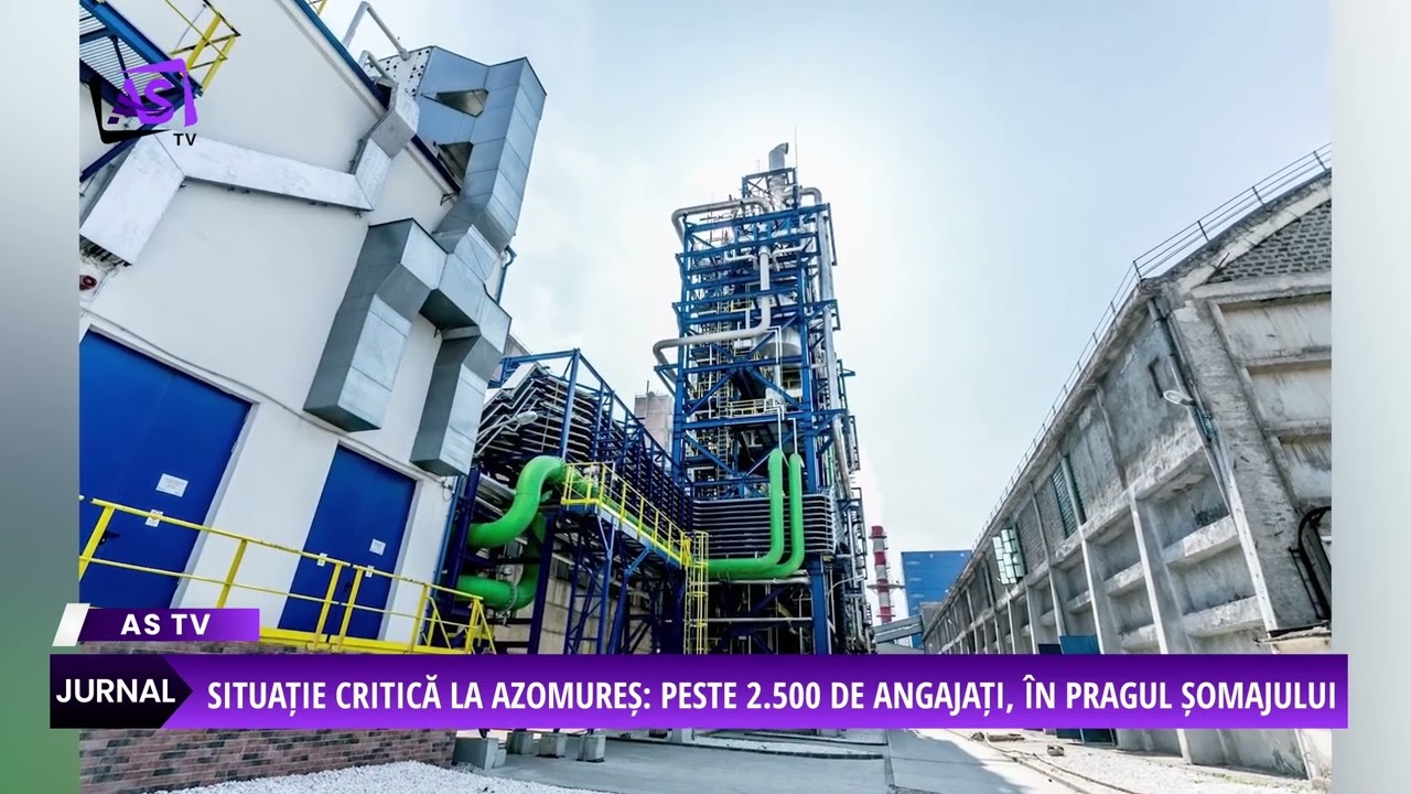 Situație critică la Azomureș: peste 2.500 de angajați, în pragul șomajului