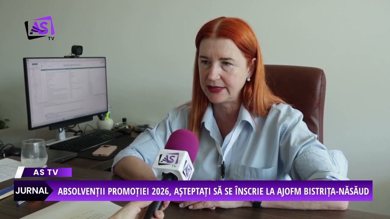 Absolvenții promoției 2026, așteptați să se înscrie la AJOFM Bistrița-Năsăud