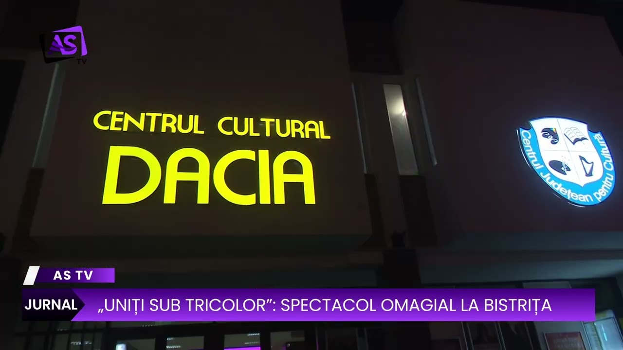 „Uniți sub tricolor”: Spectacol omagial la Bistrița