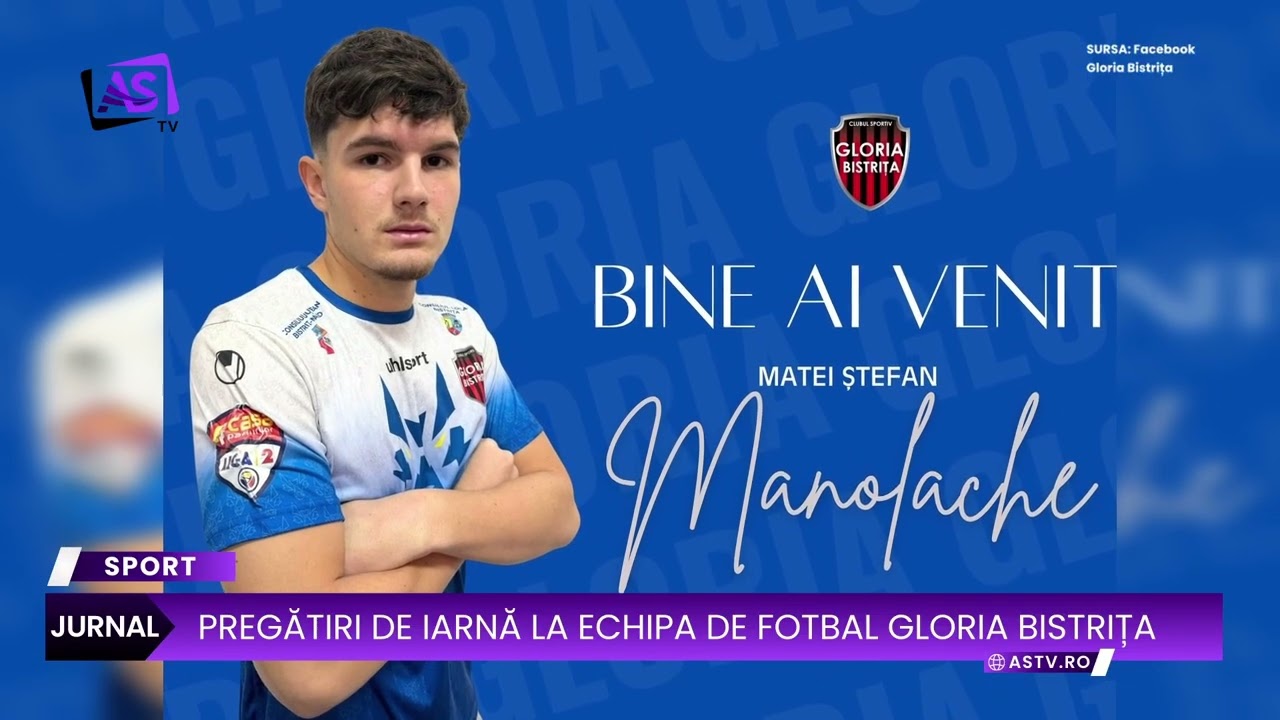 Pregătiri de iarnă la echipa de fotbal Gloria Bistrița