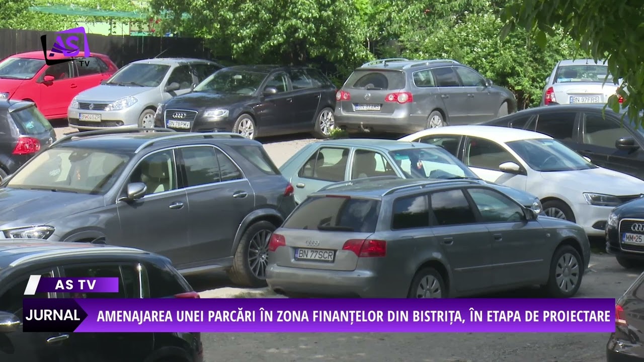 Amenajarea unei parcări în zona Finanțelor din Bistrița, în etapa de proiectare