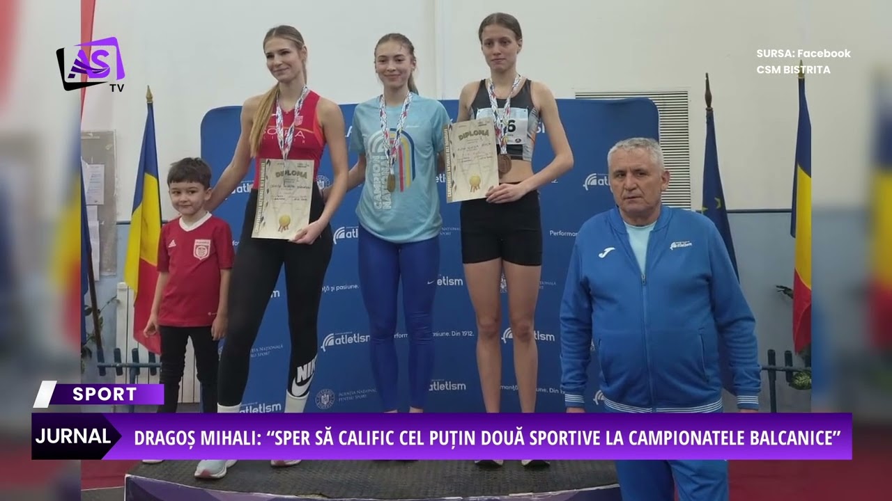 După medalia de bronz, atletele bistrițene se pregătesc de competițiile în aer liber