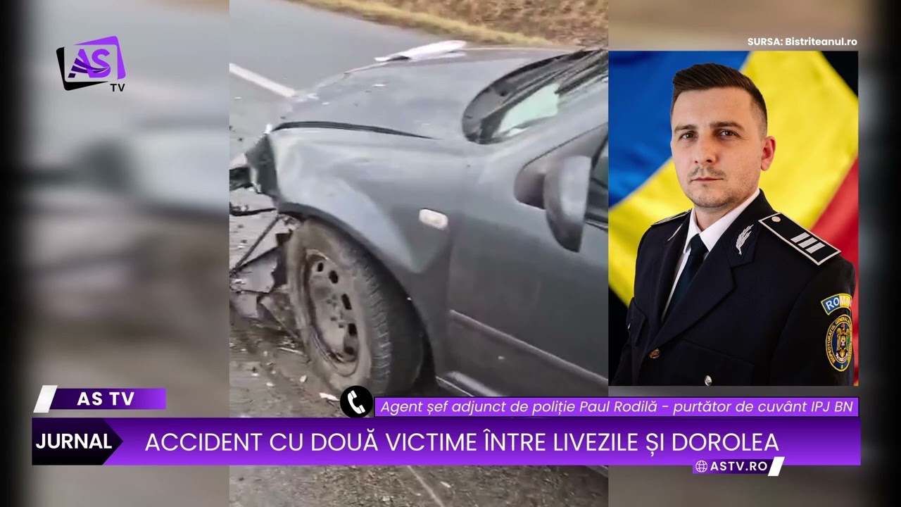 Accident cu două victime între Livezile și Dorolea