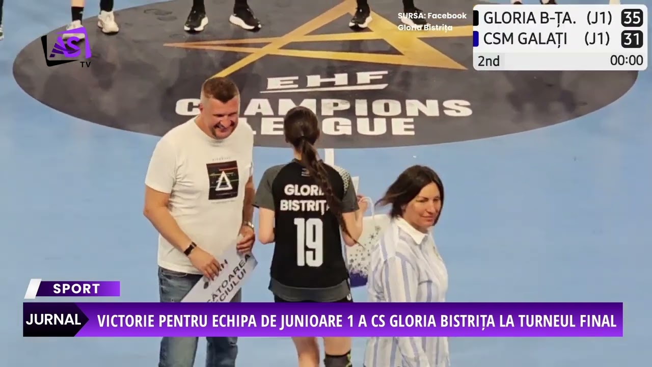 Victorie pentru Echipa de junioare 1 a CS Gloria Bistrița la Turneul Final