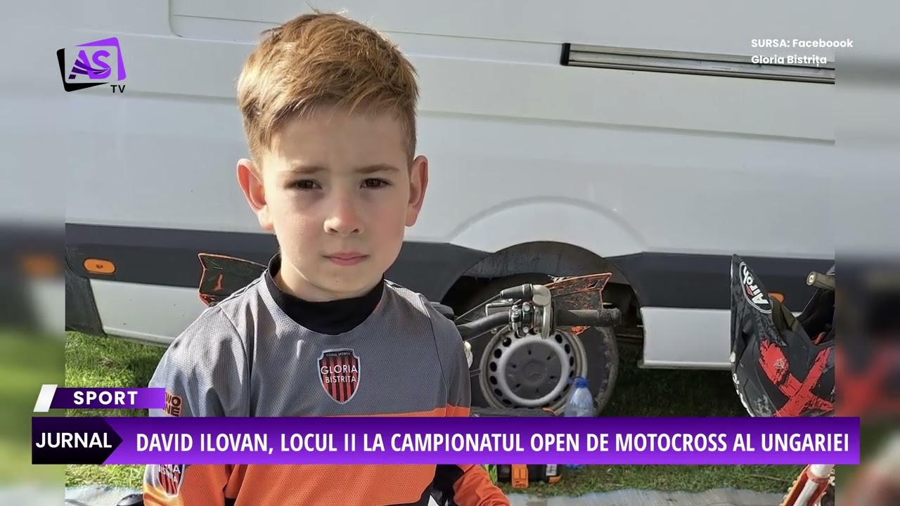 David Ilovan, locul II la Campionatul Open de Motocross al Ungariei