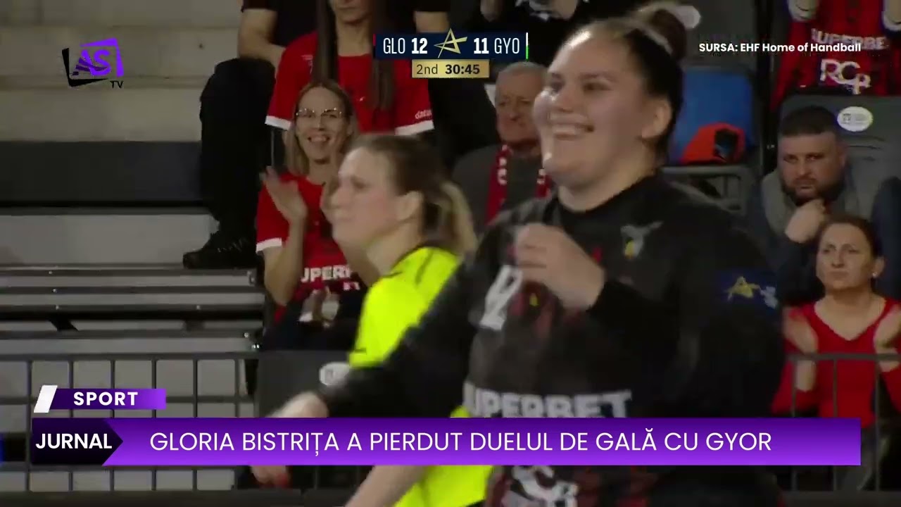 Gloria Bistrița a pierdut duelul de gală cu Gyor