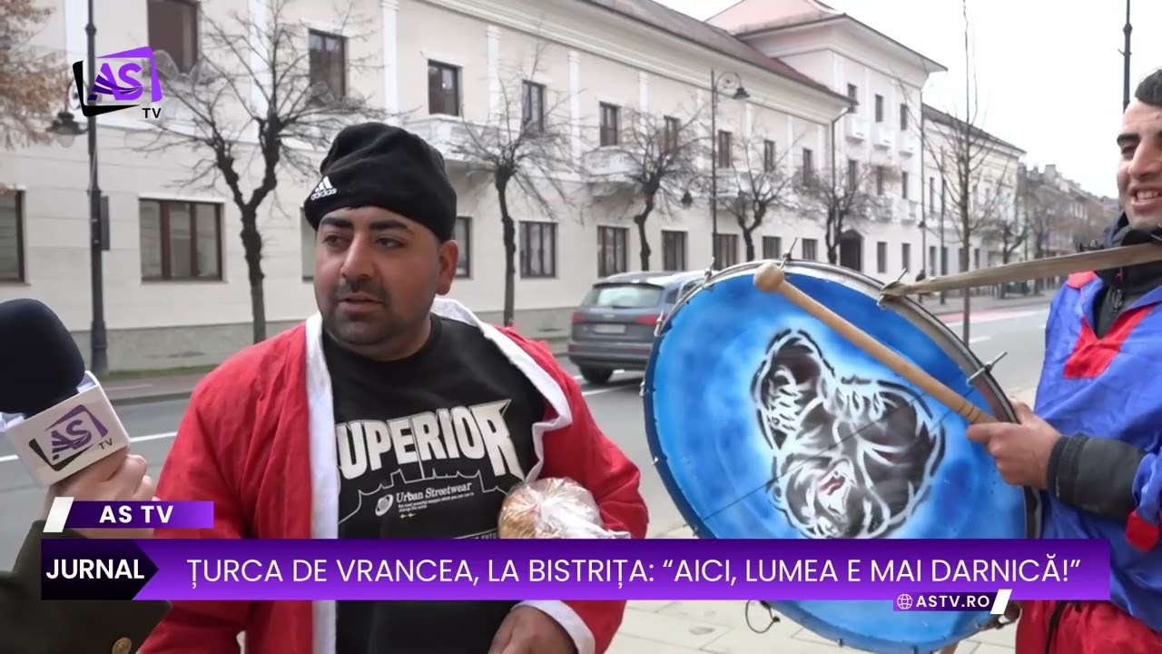 Țurca de Vrancea, la Bistrița: “Aici, lumea e mai darnică!”