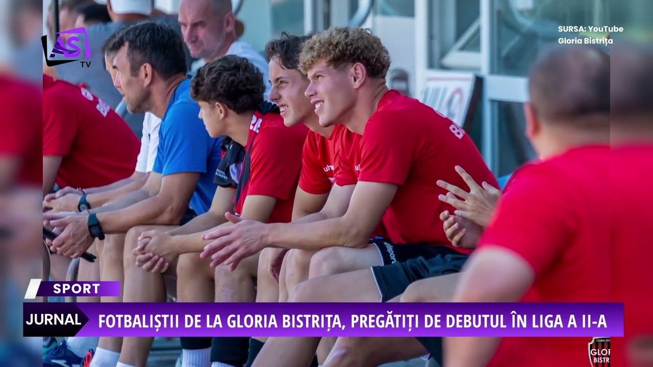 Fotbaliștii de la Gloria Bistrița, pregătiți de debutul în Liga a II-a