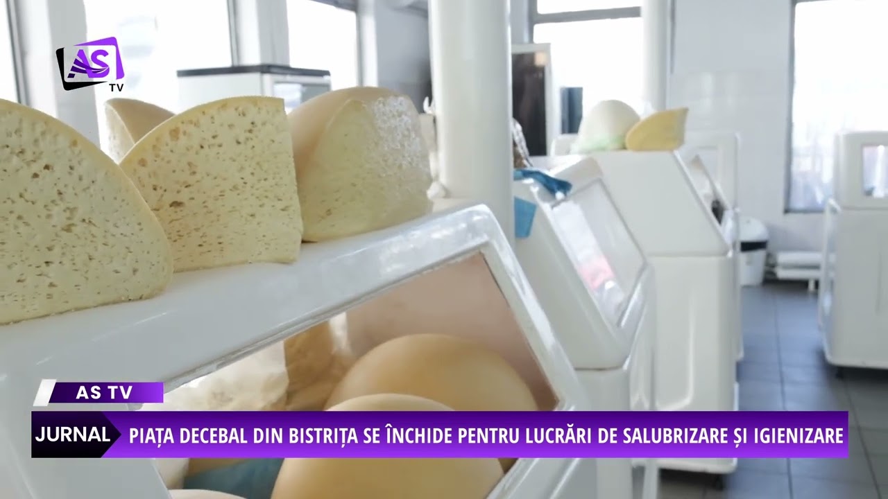 Piața Decebal din Bistrița se închide pentru lucrări de salubrizare și igienizare