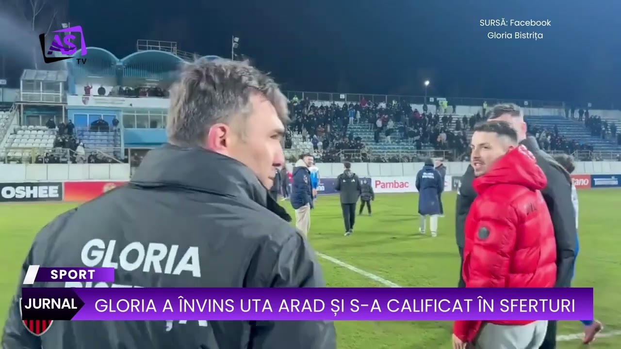 Gloria a învins UTA Arad și s-a calificat în sferturi