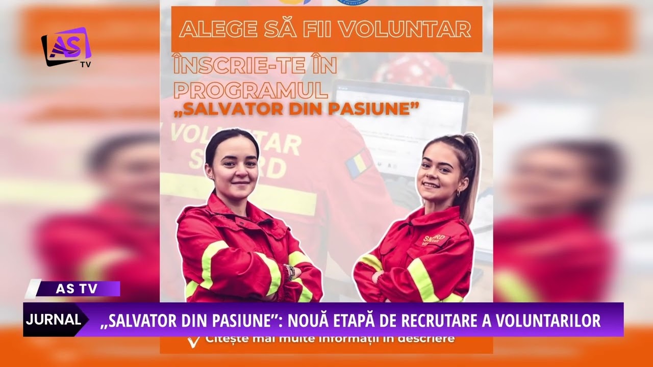 „Salvator din pasiune”: nouă etapă de recrutare a voluntarilor